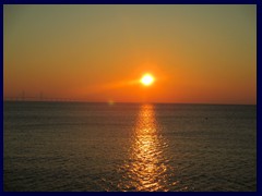 Västra Hamnen 2014 - Sunset at Öresundsbron